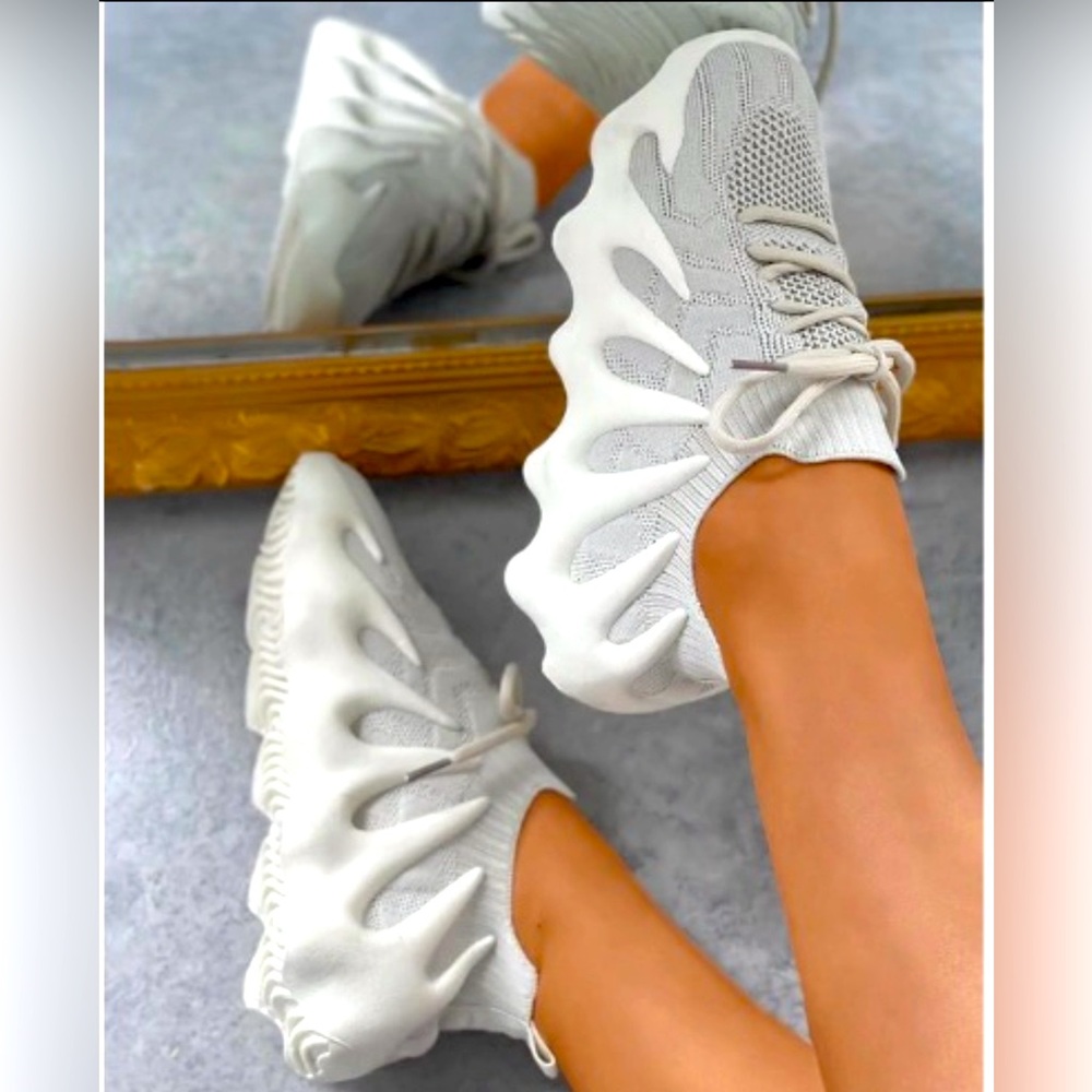 CASUAL SPORTS KNITTING SOFT COCONUT SHOES